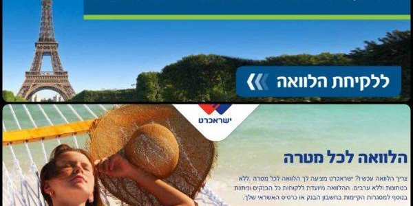 רוצים לצאת לחופשה? לא עם הלוואה